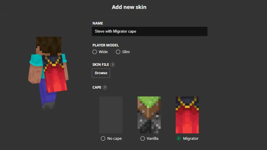 What are Capes in Minecraft?